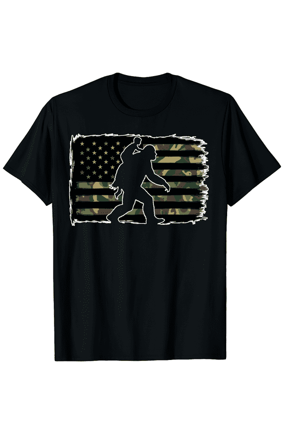 Bigfoot Son Father's Day Matching Graphic Black T-Shirt for Men and Women