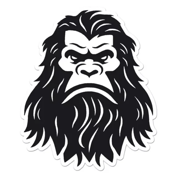 Bigfoot Squatch Sticker Phone Decal Water Bottle Stickers Car Decals ...