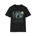 thumbnail image 1 of Bigfoot Starry Night Van Gogh Painting Sasquatch Tshirt, 1 of 2