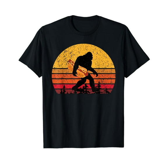 Bigfoot T Shirt for Women & Men Hot Dog