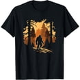 thumbnail image 1 of Bigfoot T-Shirt men and women can wear, black, white, gifts, 1 of 4