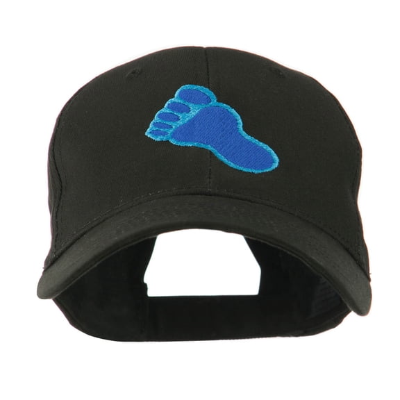 Bigfoot Track Mascot Embroidery Cap - Black OSFM