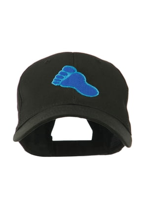 Bigfoot Track Mascot Embroidery Cap - Black OSFM