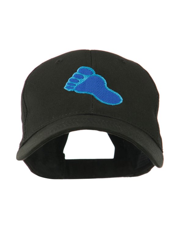 Bigfoot Track Mascot Embroidery Cap - Black OSFM