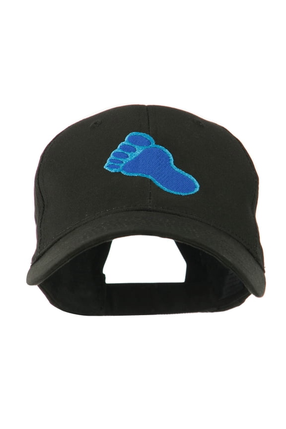 Bigfoot Track Mascot Embroidery Cap - Black OSFM