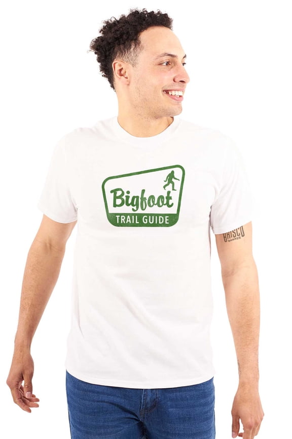 Bigfoot Trail Guide Sasquatch Plus Size Crewneck Graphic Tee Shirt Brisco Brands 2X