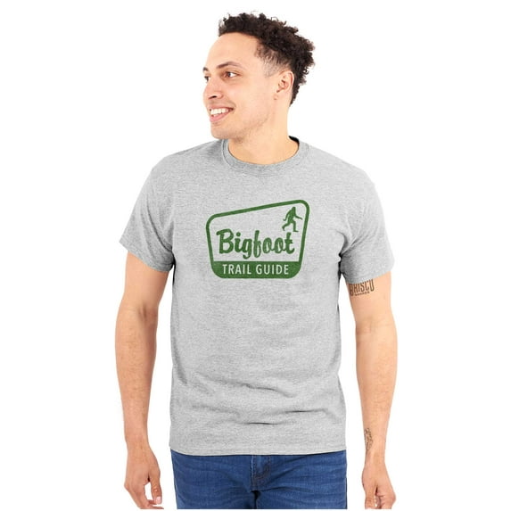 Bigfoot Trail Guide Sasquatch Plus Size Crewneck Graphic Tee Shirt Brisco Brands 2X