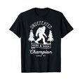 thumbnail image 1 of Bigfoot Undefeated Hide and Seek Champion Distressed T-Shirt, 1 of 5