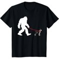 thumbnail image 1 of Bigfoot Walking Boston Terrier Shirt, Dog Walker Tee Gift, 1 of 3