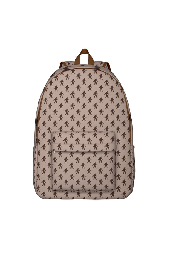 Bigfoot Wilderness Backpack – Funny Sasquatch Print with Bigfoot Footprint Design for Camping, Hiking, Outdoors Survival Use