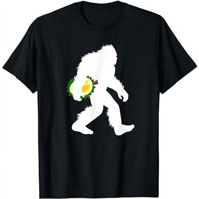 Bigfoot With Durian Stinky Tropical Fruit Sasquatch T-Shirt - Walmart.com