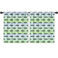 thumbnail image 1 of Bigfoot and Forest Green Pattern Insulated Teens Curtains Set Of 2, Bedroom Essentials, Toddler Room Decor 52"x63", 1 of 5
