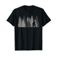 thumbnail image 1 of Bigfoot in the Forest T-Shirt Sasquatch Yeti Shirt, 1 of 5