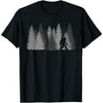 thumbnail image 1 of Bigfoot in the Forest T-Shirt Sasquatch Yeti, 1 of 3
