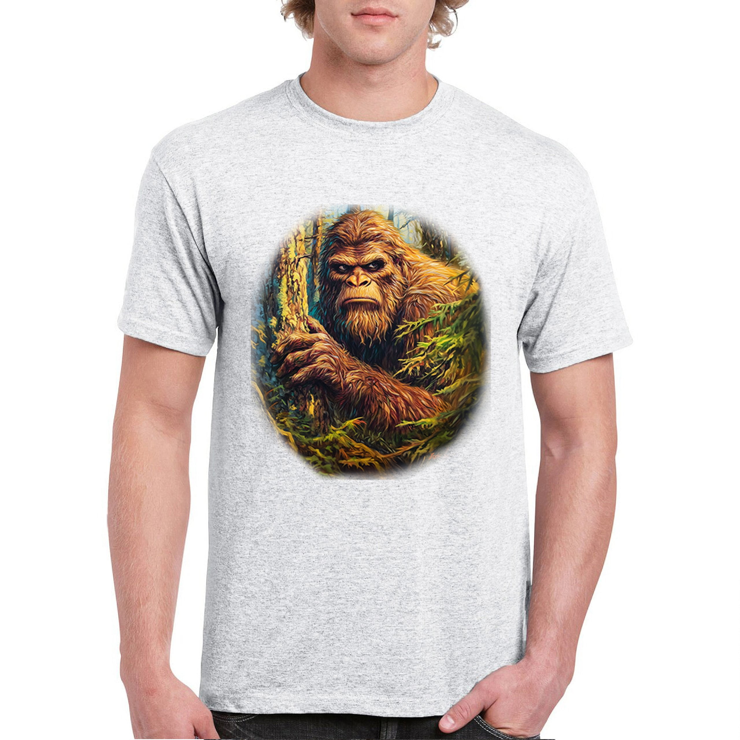 Bigfoot in the Woods T shirt Funny Sasquatch Hide and Seek Champion Men Bigfoot in the Woods T shirt Funny Sasquatch Hide and Seek Champion Men
