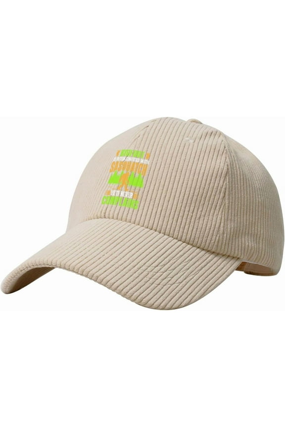 Bigfoot is Often Confused with Sasquatch Yeti Never Complains Baseball Cap for Men Women Caps Corduroy Hat Trucker Hats