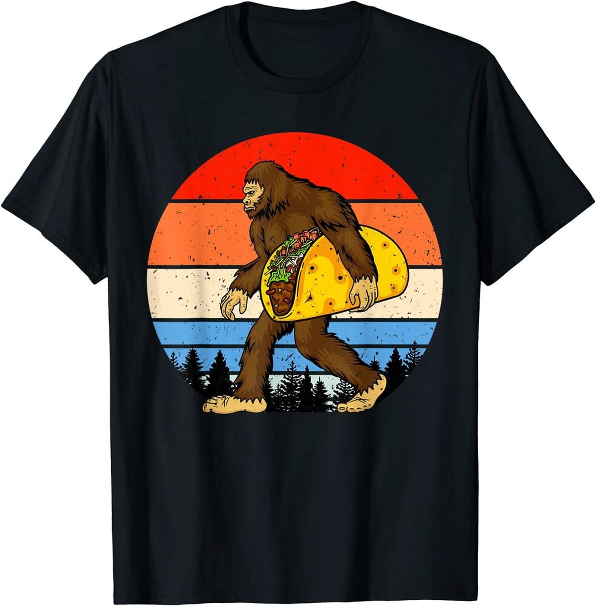 Bigfoot's Taco Fiesta: A Rib-Tickling T-Shirt for Taco Lovers - Walmart.com