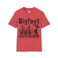 thumbnail image 1 of Bigfoot saw me but no one believe him-funny humor Unisex Softstyle T-Shirt, 1 of 3