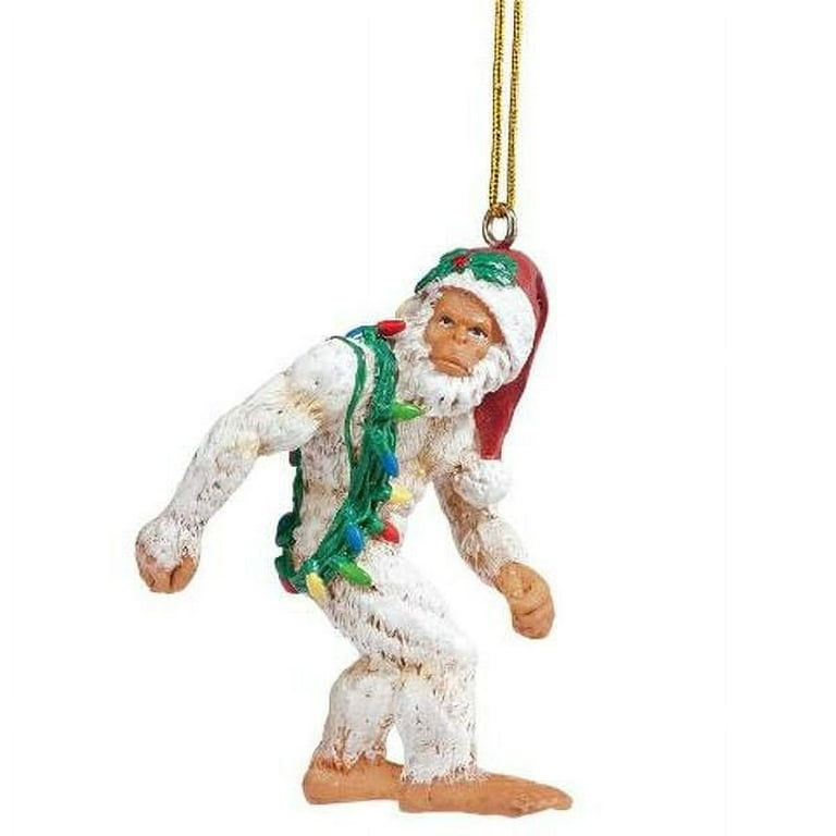 Bigfoot the Abominable Snowman Yeti Holiday Ornament - QS583084