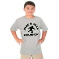 thumbnail image 1 of Bigfoot the Hide and Seek Champion Crewneck T Shirts Boy Girl Teen Brisco Brands S, 1 of 6