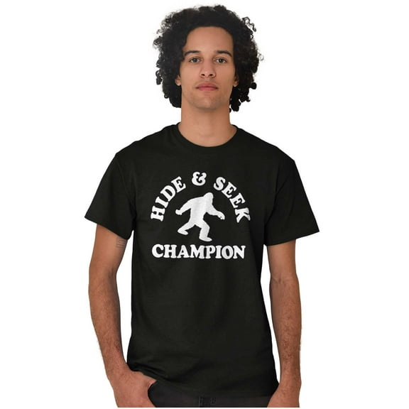Bigfoot the Hide and Seek Champion Plus Size Crewneck Graphic Tee Shirt Brisco Brands 2X