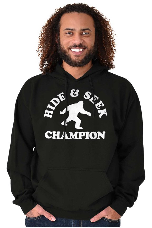 Bigfoot the Hide and Seek Champion Unisex Plus Fleece Graphic Hoodie Brisco Brands 2X