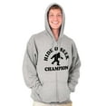 thumbnail image 1 of Bigfoot the Hide and Seek Champion Zip Up Hoodie Men's Women's Brisco Brands L, 1 of 6