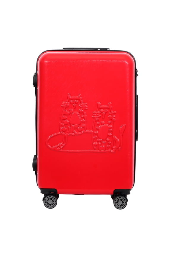Cats Red Hand Luggage