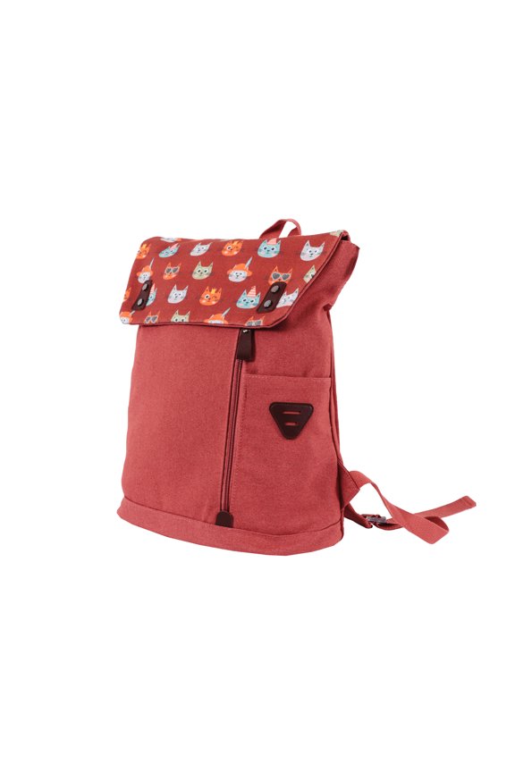 Cats Vintage Laptop Backpack, Pink