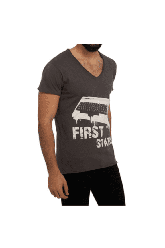 First Station Mens Crew Neck T-Shirt