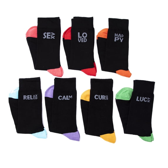 Biggdesign Moods Up 7 Pcs Men's Socks Set