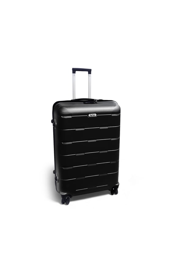 Moods Up 28 Suitcase | TSA Lock, Hard Shell, Lightweight Spinner Luggage  Black