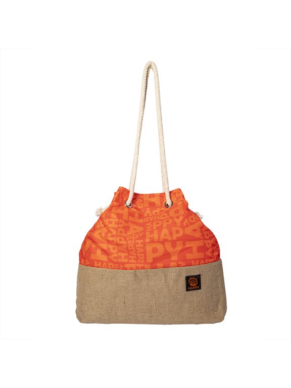 Moods Up Happy Jute Bag