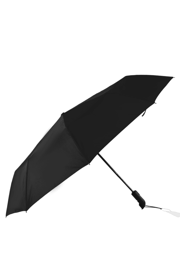 Moods Up Premium Black Automatic Umbrella - Windproof, Quick-Drying, Lightweight