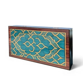 Biggdesign Oriental Backgammon Set, Magnetic Closure, Scratch-Resistant Surface