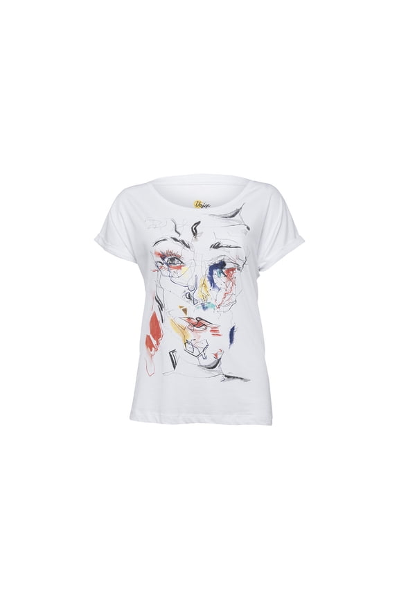 Red Face T-Shirt-Small Size