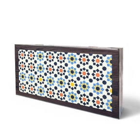 Biggdesign Star Backgammon Set, Magnetic Closure, Scratch-Resistant Surface