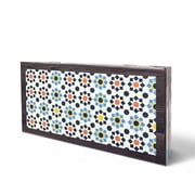 Biggdesign Star Wooden Backgammon Set - Portable MDF Board Game with Magnetic Closure & Scratch-Resistant Surface, Includes 1.42 in Checkers & Dice, Perfect Gift 19.7 x 19.7 in
