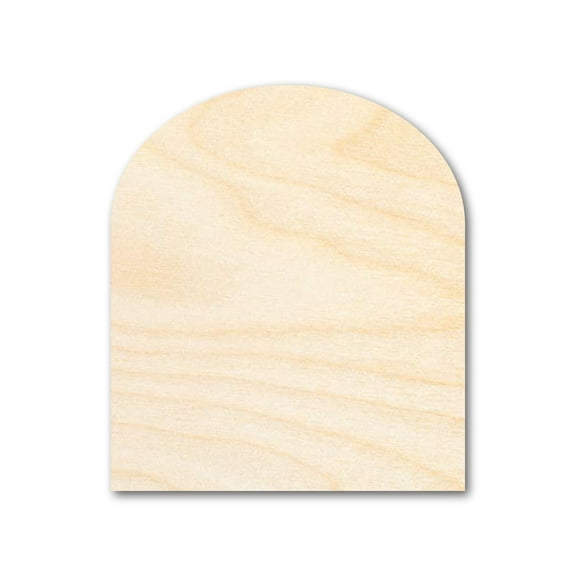 Bigger Better | Unfinished Wood Arch Shape | DIY Craft Cutout | 36" / 1/2"