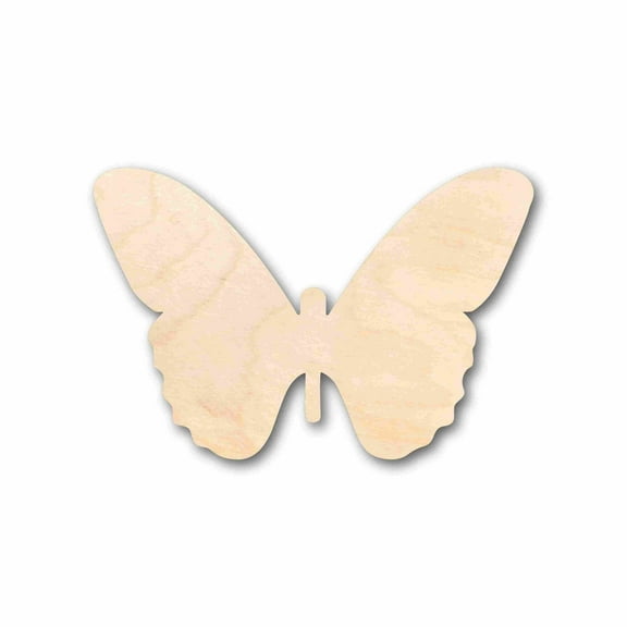 Unfinished Wood Butterfly Silhouette - Craft- up to 46" DIY 36" / 1/2"