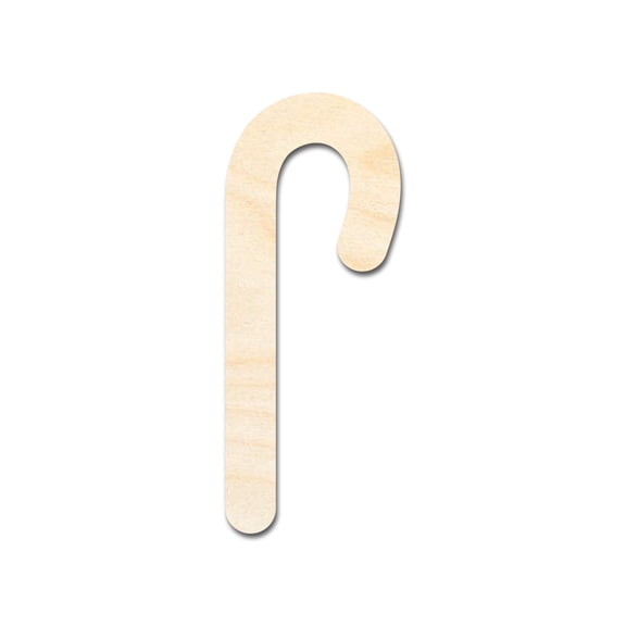 Bigger Better | Unfinished Wood Candy Cane Shape | DIY Craft Cutout 36" / 1/2"