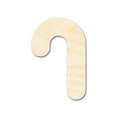 thumbnail image 1 of Bigger Better | Unfinished Wood Candy Cane Silhouette |  DIY Craft Cutout 24" / 1/2", 1 of 3