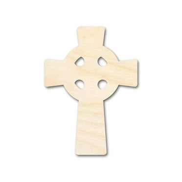Bigger Better | Unfinished Wood Celtic Cross | DIY Craft Cutout | 36" / 1/4"