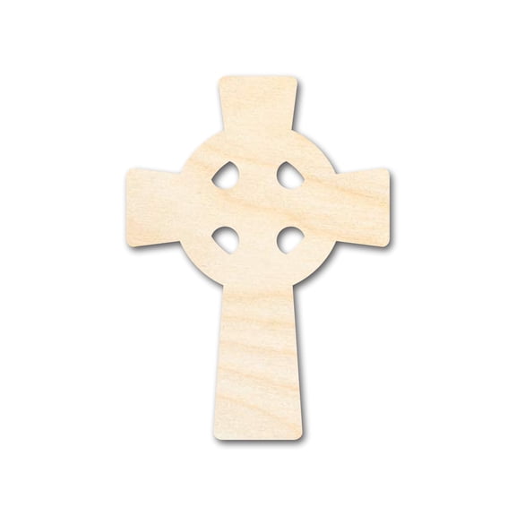 Bigger Better | Unfinished Wood Celtic Cross | DIY Craft Cutout | 36" / 1/4"