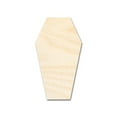thumbnail image 1 of Bigger Better | Unfinished Wood Coffin 2D Shape |  DIY Craft Cutout 36" / 1/2", 1 of 3