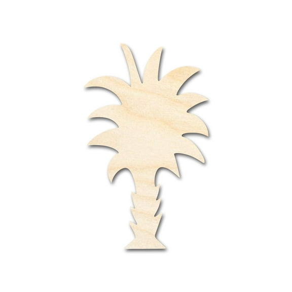 Bigger Better | Unfinished Wood Crafty Palm Tree Shape | DIY Craft Cutout 36" / 1/4"
