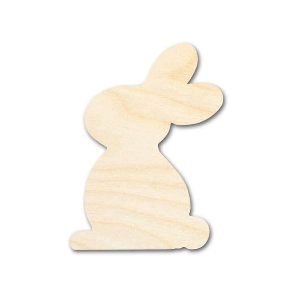 Bigger Better | Unfinished Wood Easter Bunny Shape | DIY Craft Cutout | 24" / 1/2"
