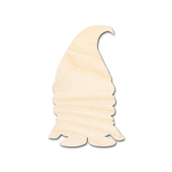 Bigger Better | Unfinished Wood Female Gnome Silhouette | DIY Craft Cutout | 24" / 1/4"