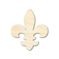 thumbnail image 1 of Bigger Better | Unfinished Wood Fleur di Lis Shape | DIY Craft Cutout | 36" / 1/2", 1 of 2
