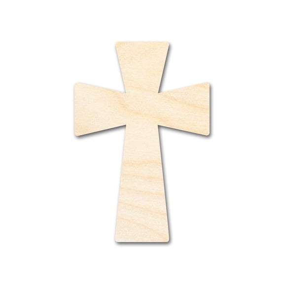 Bigger Better | Unfinished Wood Germanic Cross Shape | DIY Craft Cutout | 24" / 1/2"